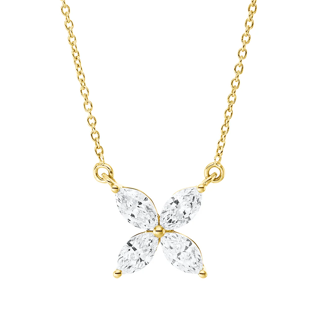 Modern Woman Collier Gelbgold - 4P310