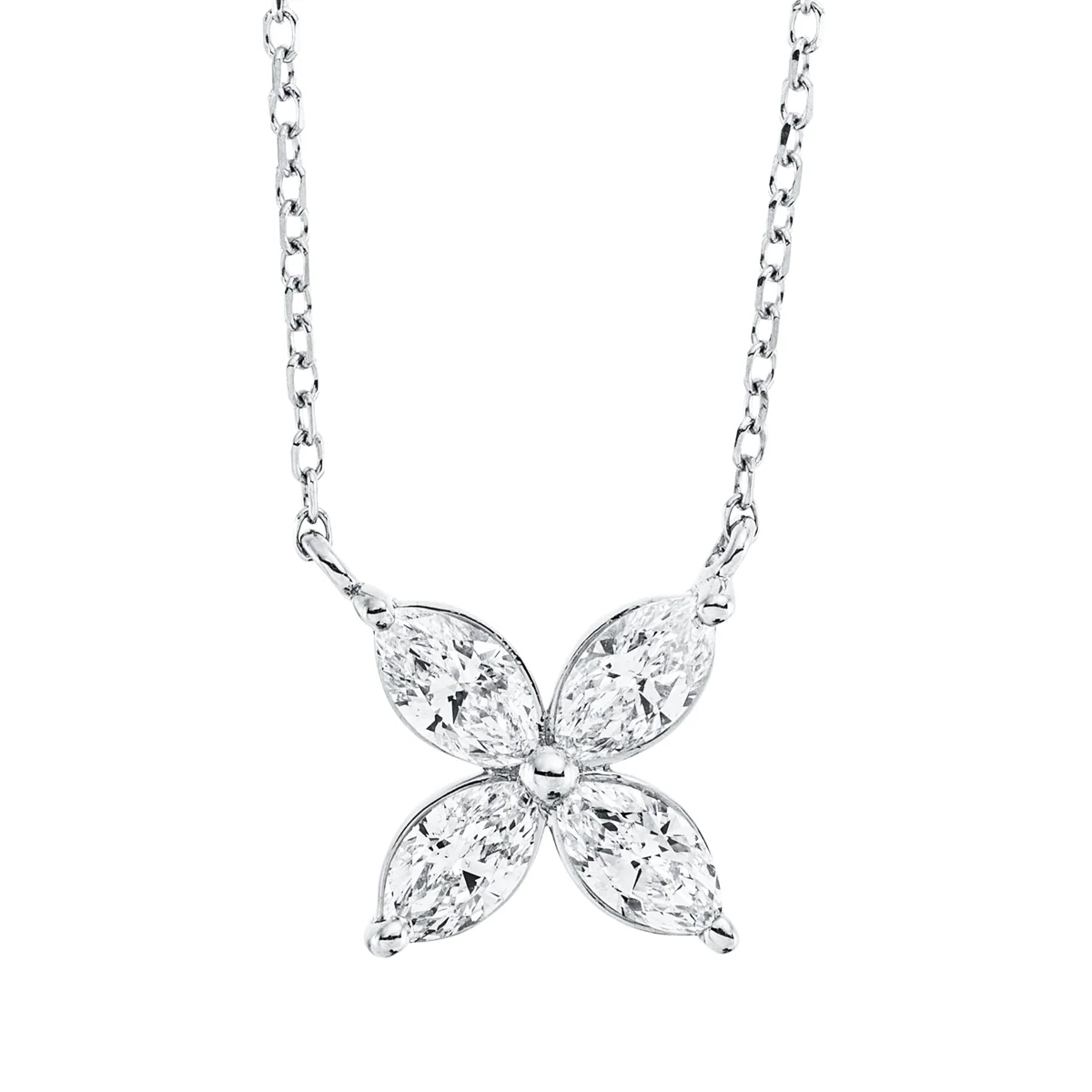 Modern Woman Collier Weissgold - 4M933