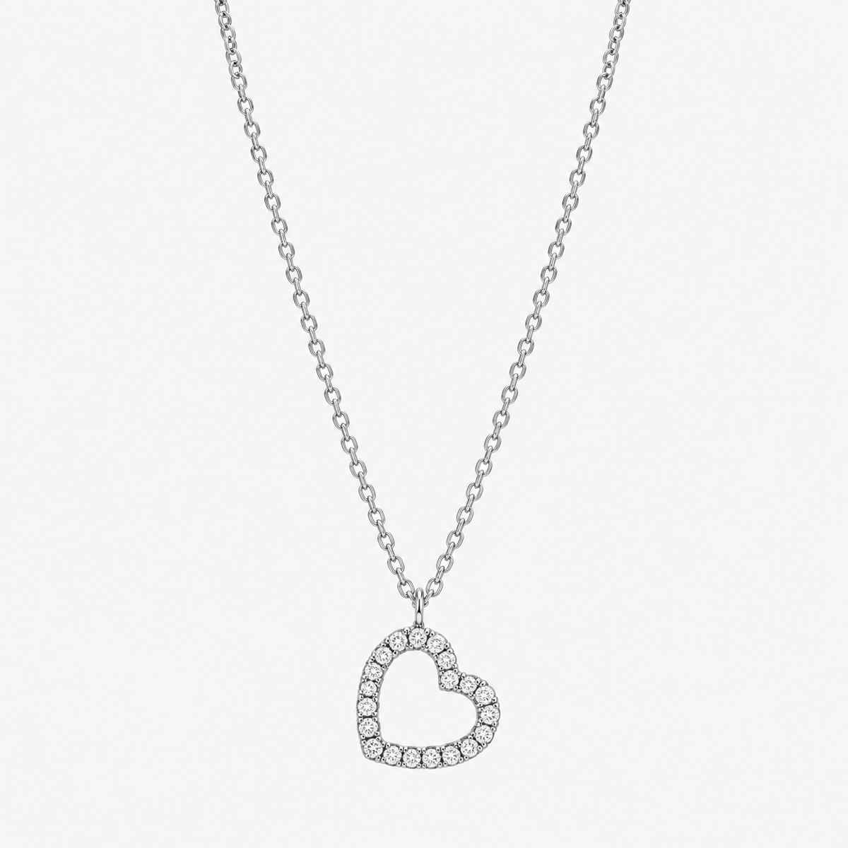 HEART Collier (Weissgold - 4J776)