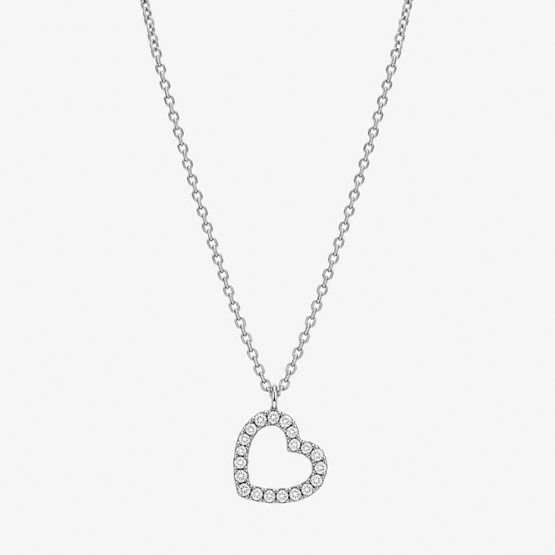 HEART Collier (Weissgold - 4J776)