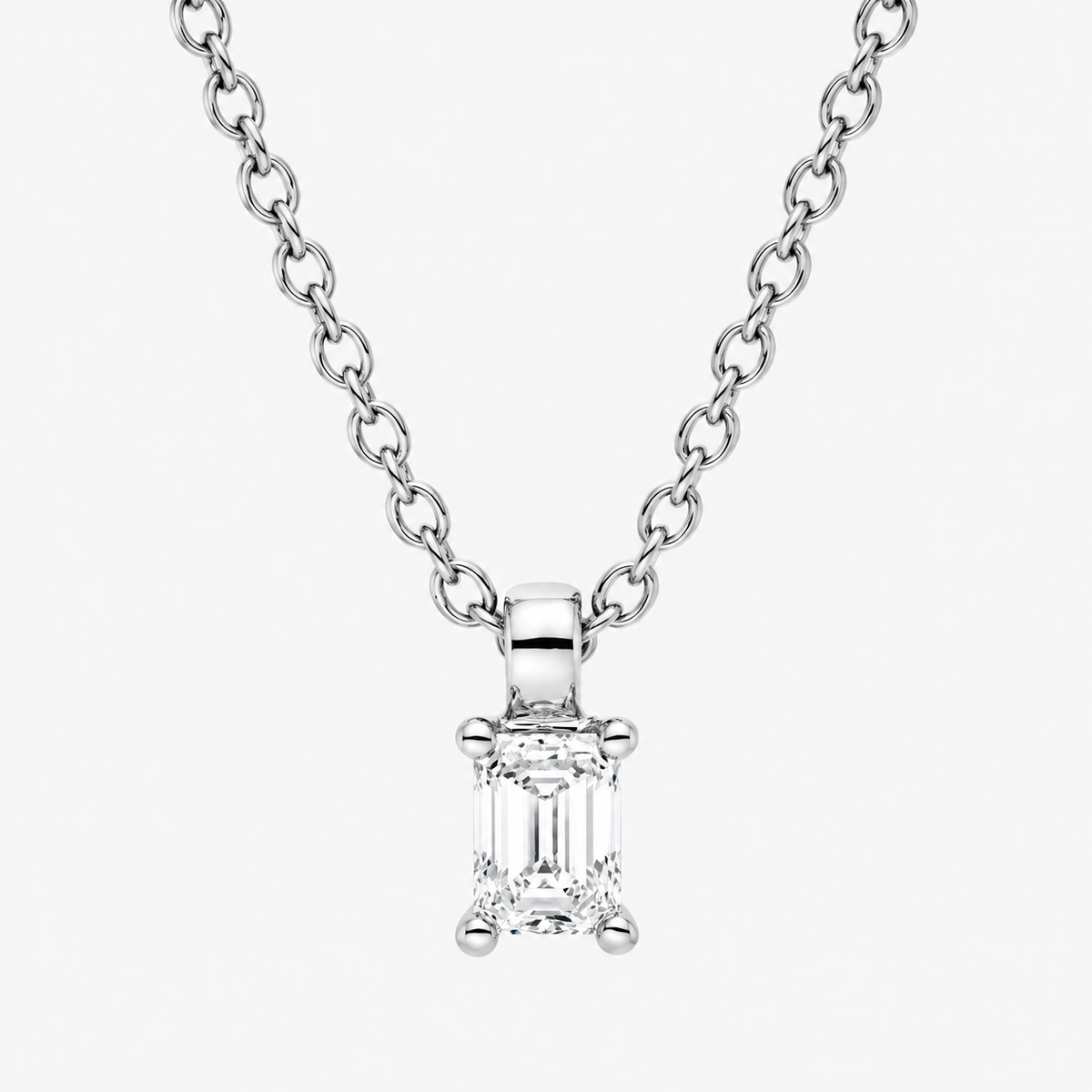 KRAPPE Collier (Weissgold - 4P121)