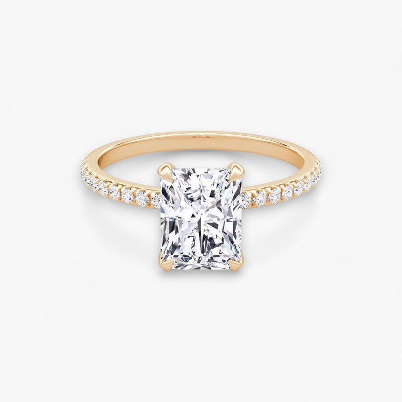 VITRA (Radiant Rose Gold with Pave LABGROWN)