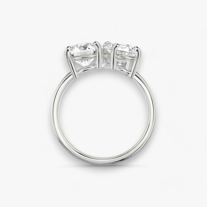 CHARM (Round + Oval platinum without Pavé LABGROWN)