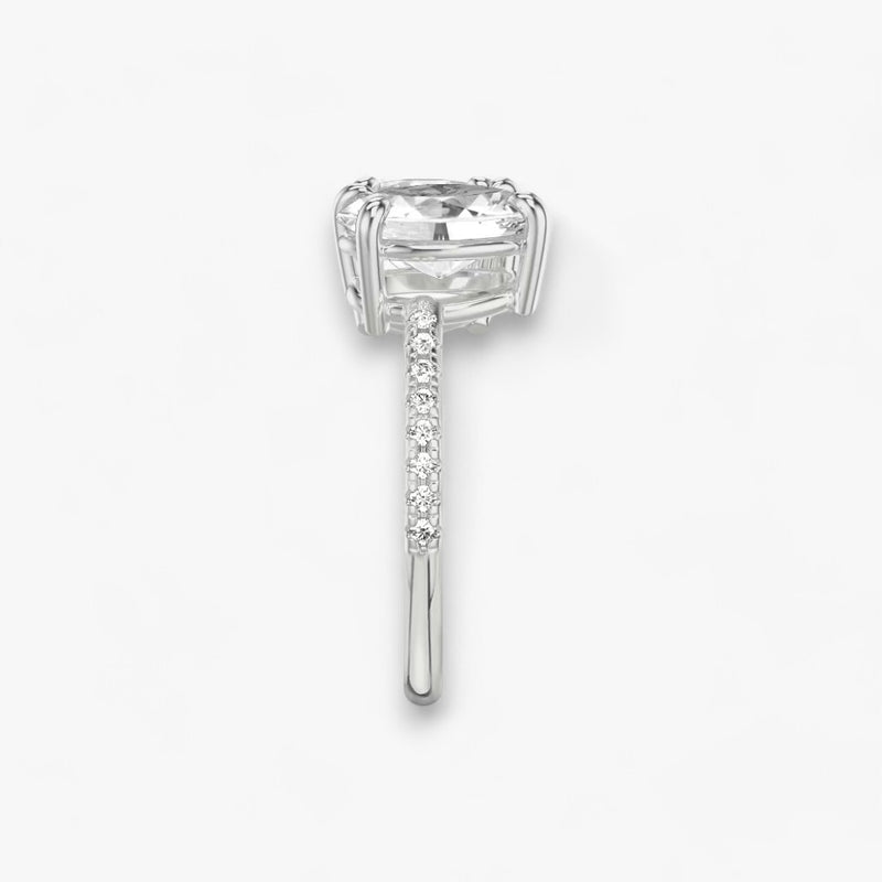 CHARM (Round + Oval white gold with Pavé LABGROWN)
