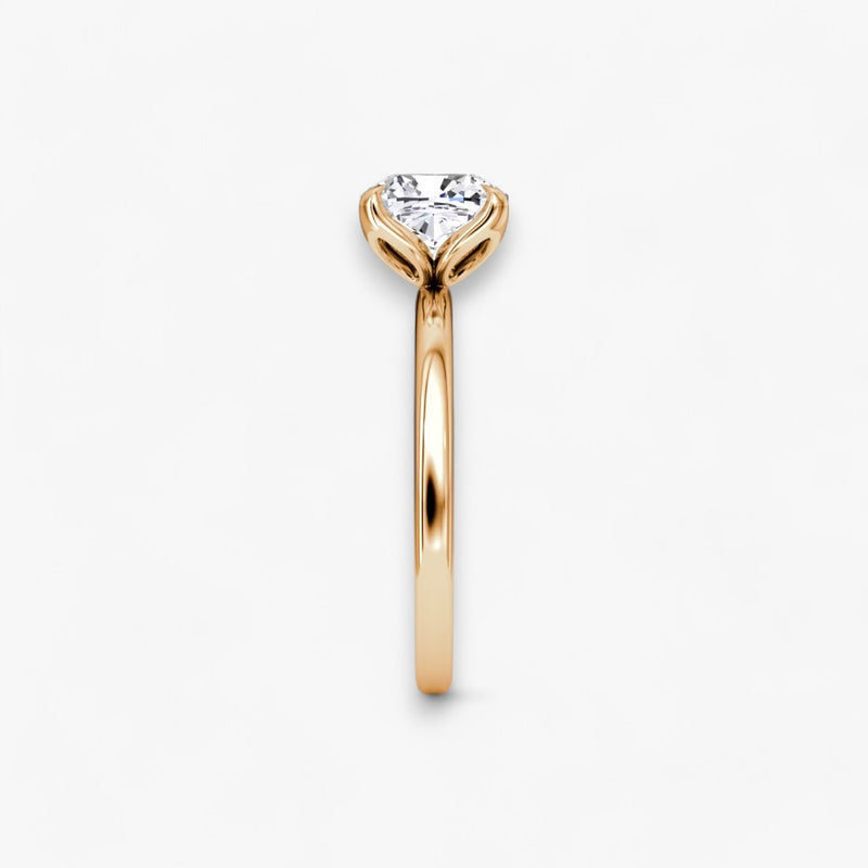 VENT (Cushion Rosegold without Pave LABGROWN)