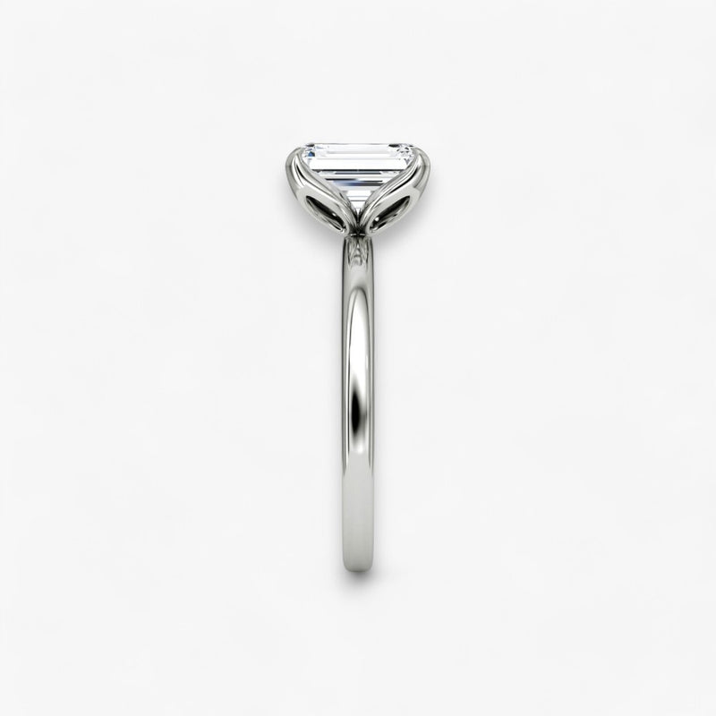 VENT (Emerald white gold without pave LABGROWN)