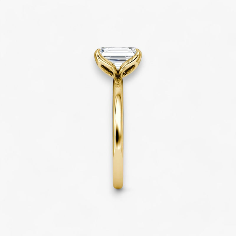 VENT (Emerald yellow gold without pave LABGROWN)