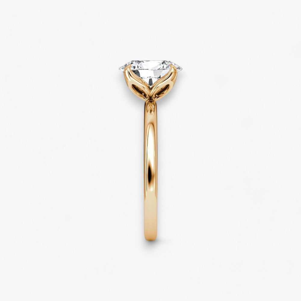 VENT (Oval Rosegold ohne Pave LABGROWN)