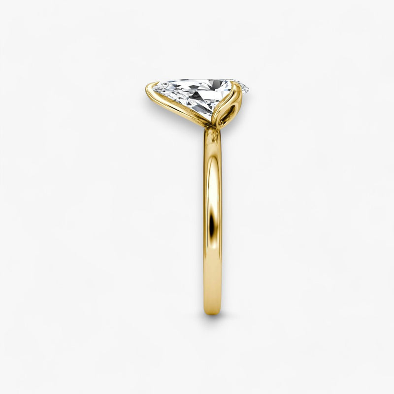 VENT (drop yellow gold without pave LABGROWN)