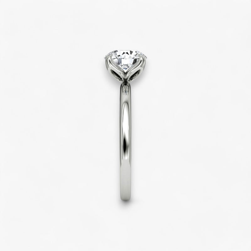 VENT (Round White Gold without Pave LABGROWN)