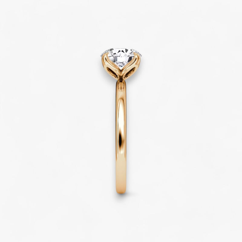 VENT (Round Rose Gold without Pave LABGROWN)