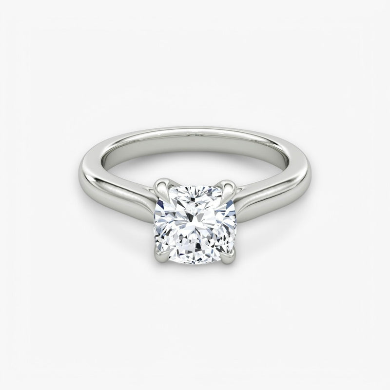 VITRA (Cushion White Gold without Pave LABGROWN)