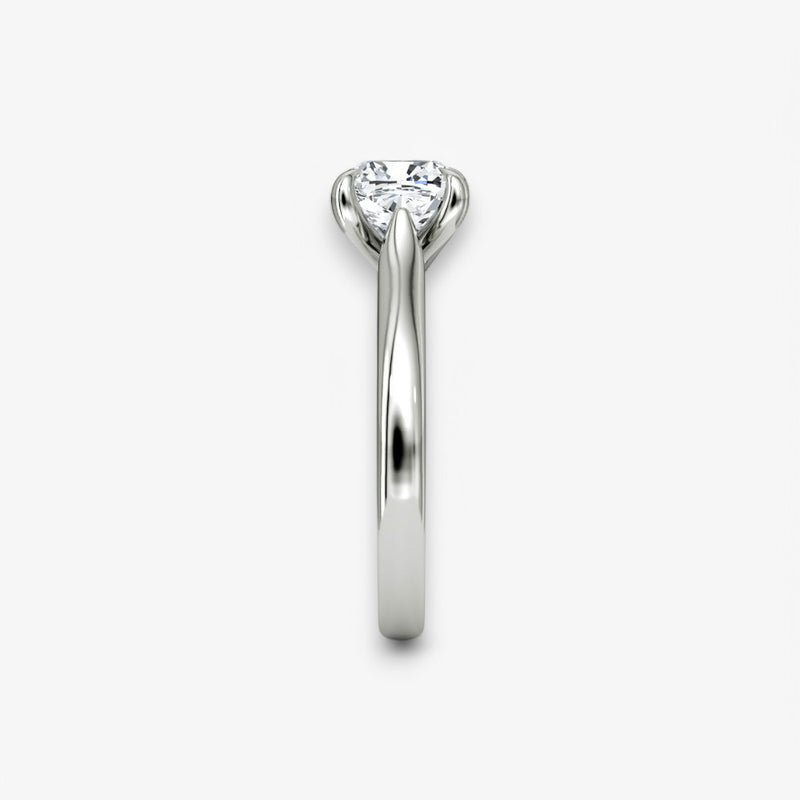 VITRA (Cushion White Gold without Pave LABGROWN)