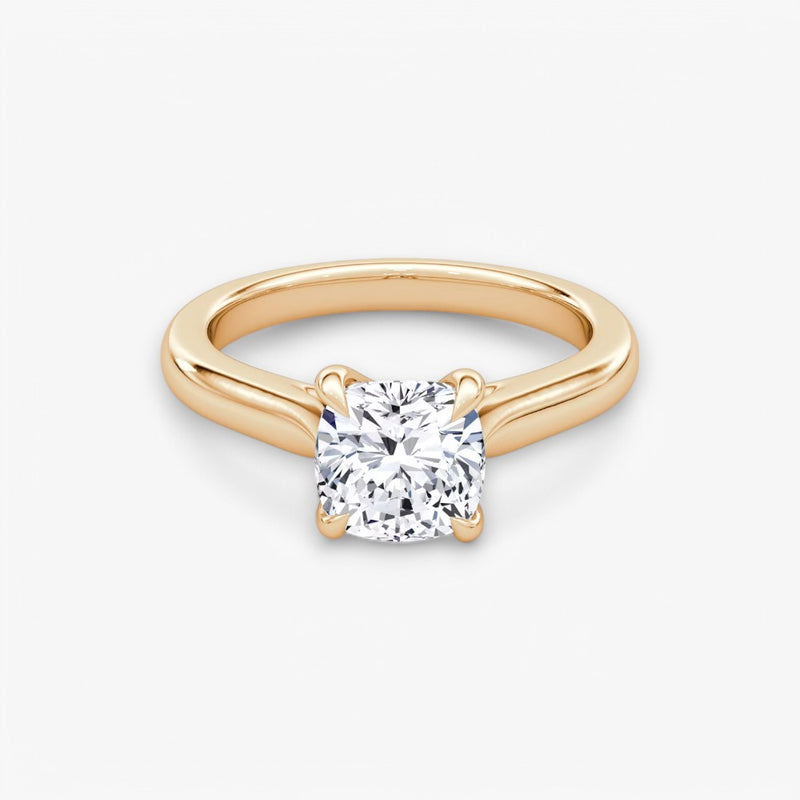 VITRA (Cushion Rose Gold without Pave LABGROWN)