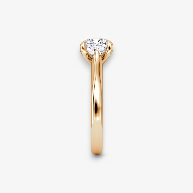 VITRA (Cushion Rose Gold without Pave LABGROWN)