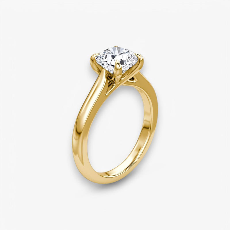 VITRA (Cushion Yellow Gold without Pave LABGROWN)