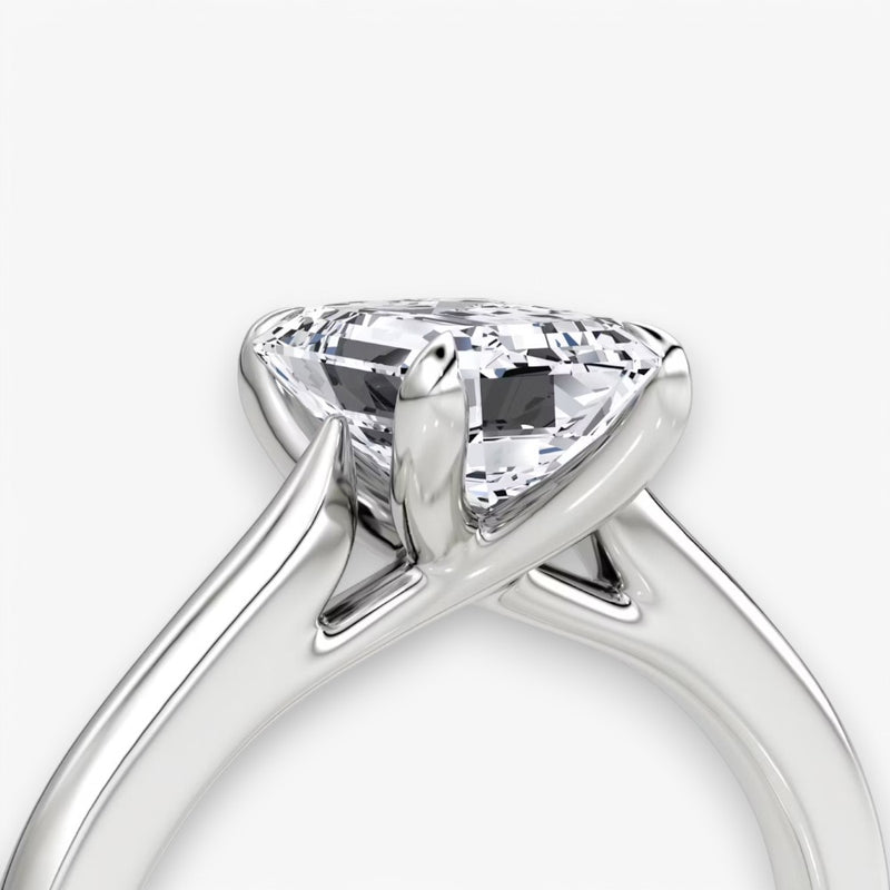 VITRA (Emerald White Gold without Pave LABGROWN)