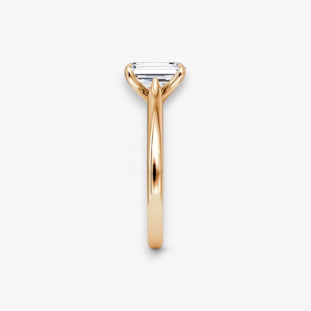 CELINÉ (Emerald Rosegold ohne Pave natürlicher Diamant)