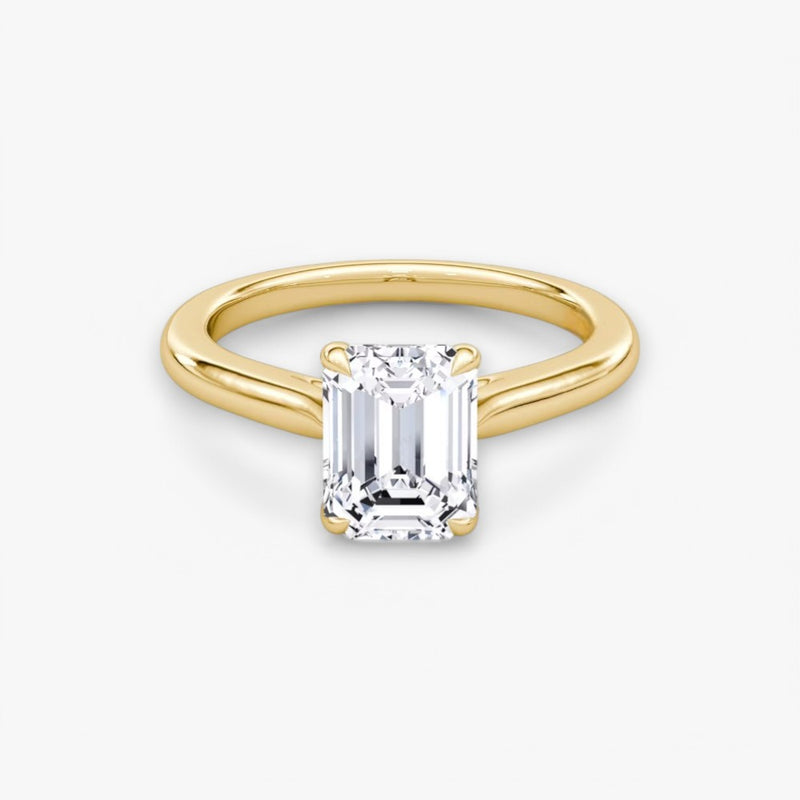 VITRA (Emerald Yellow Gold without Pave LABGROWN)