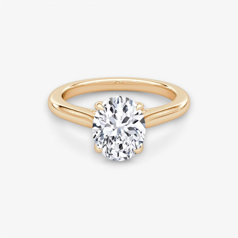 VITRA (Oval Rose Gold without Pave LABGROWN)