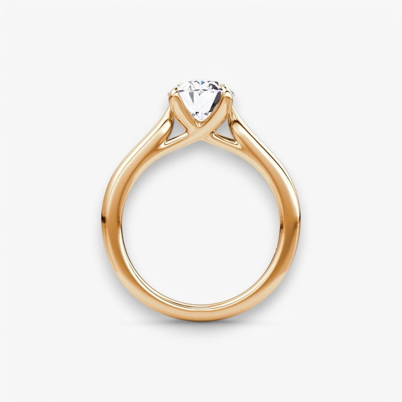 VITRA (Oval Rose Gold without Pave LABGROWN)