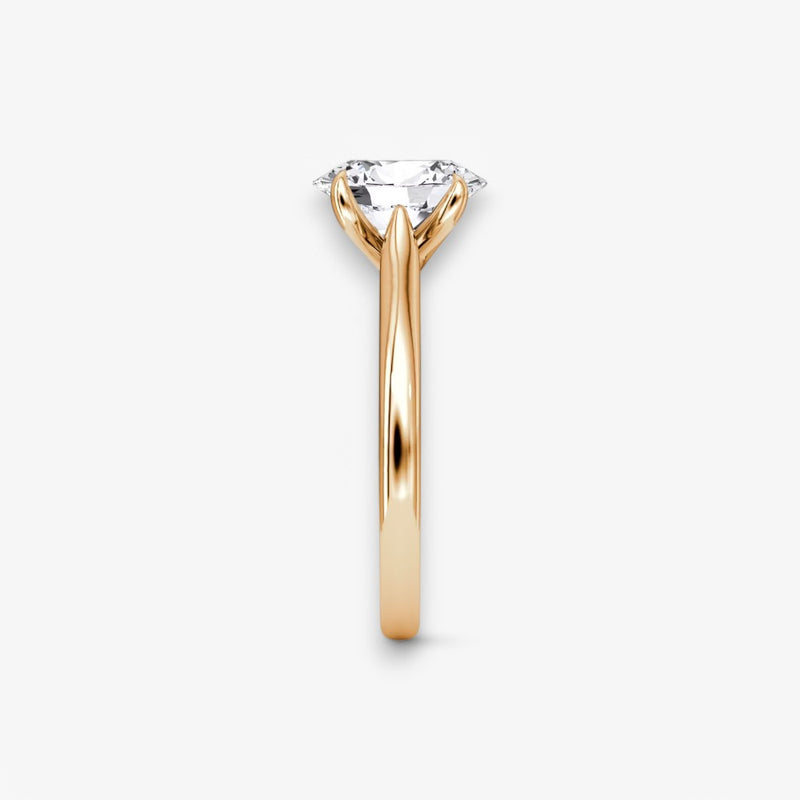 VITRA (Oval Rose Gold without Pave LABGROWN)