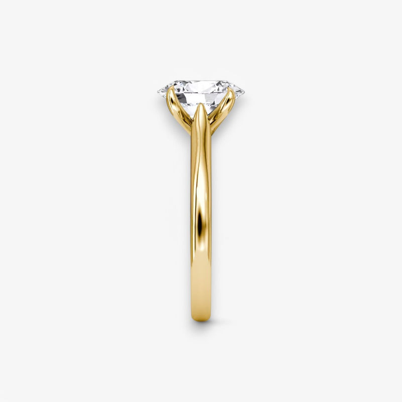 VITRA (Oval Yellow Gold without Pave LABGROWN)