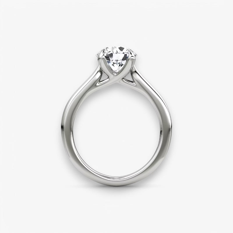 VITRA (Round White Gold without Pave LABGROWN)