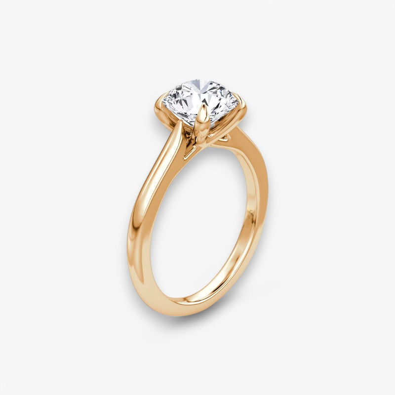 VITRA (Round Rose Gold without Pave LABGROWN)