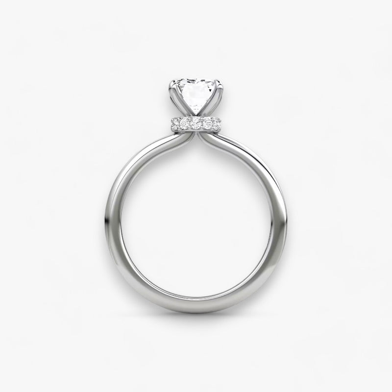JOIE (Emerald natürlicher Diamant Weissgold ohne Pave)