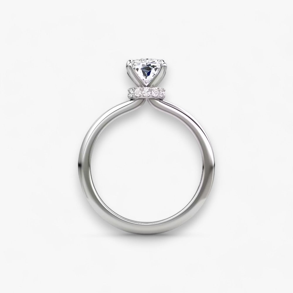 JOIE (Radiant natural diamond white gold without pave)