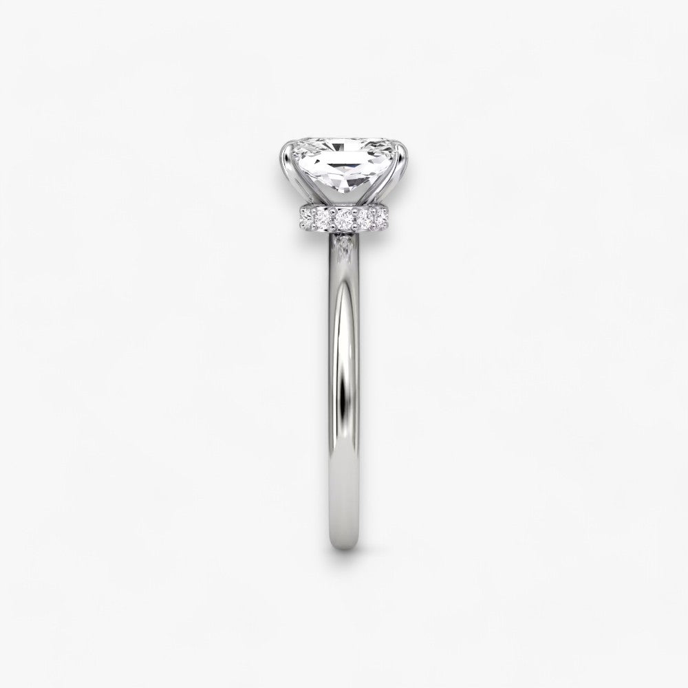 JOIE (Radiant natural diamond white gold without pave)