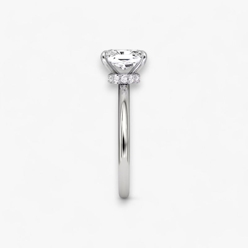 JOIE (Radiant natürlicher Diamant Weissgold ohne Pave)