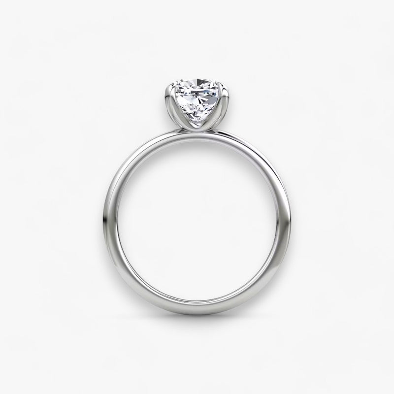 VITRA (Cushion White Gold without Pave LABGROWN)
