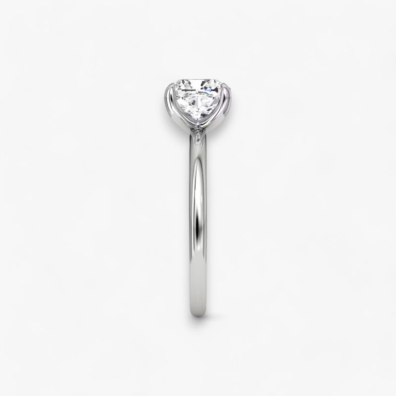 VITRA (Cushion White Gold without Pave LABGROWN)