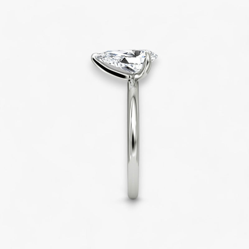 VITRA (Drop White Gold without Pave LABGROWN)