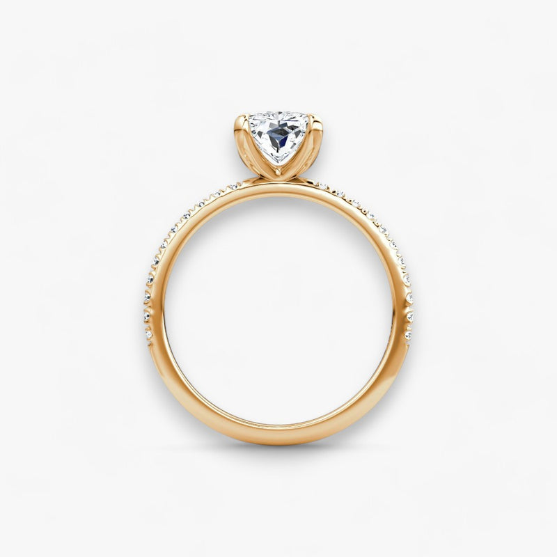 VITRA (Radiant Rose Gold with Pave LABGROWN)