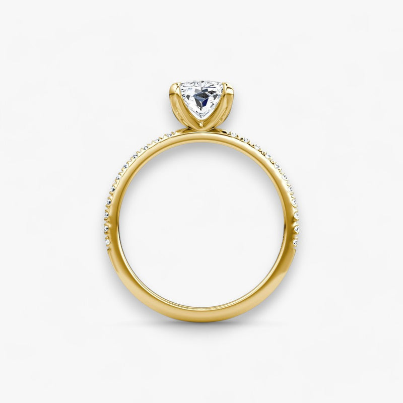 VITRA (Radiant Yellow Gold with Pave LABGROWN)