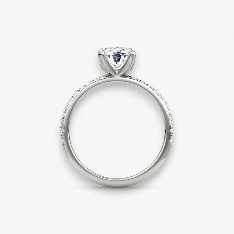VITRA (Radiant White Gold with Pave LABGROWN)