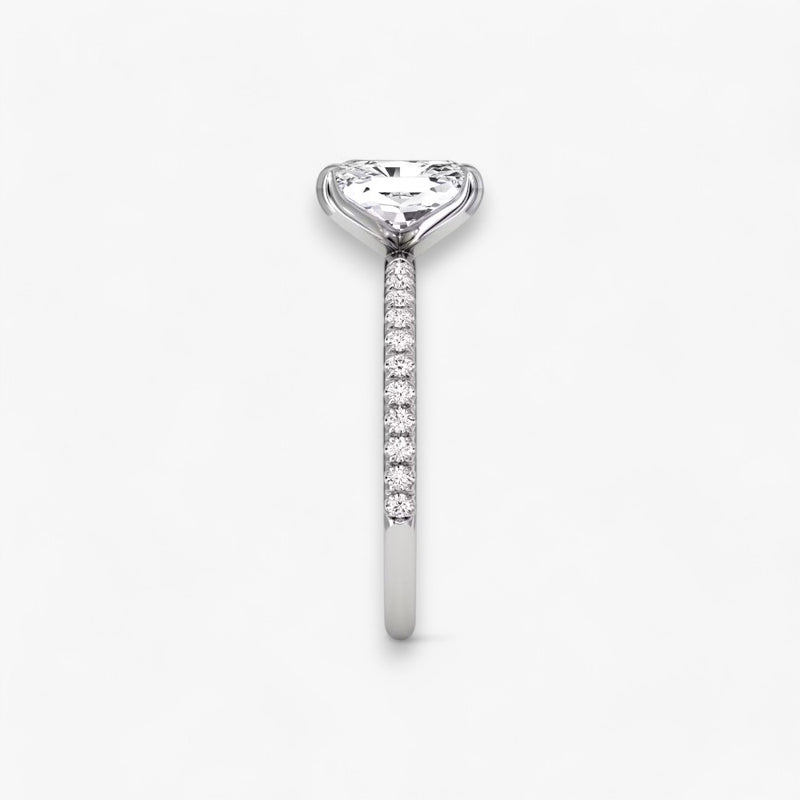 VITRA (Radiant White Gold with Pave LABGROWN)