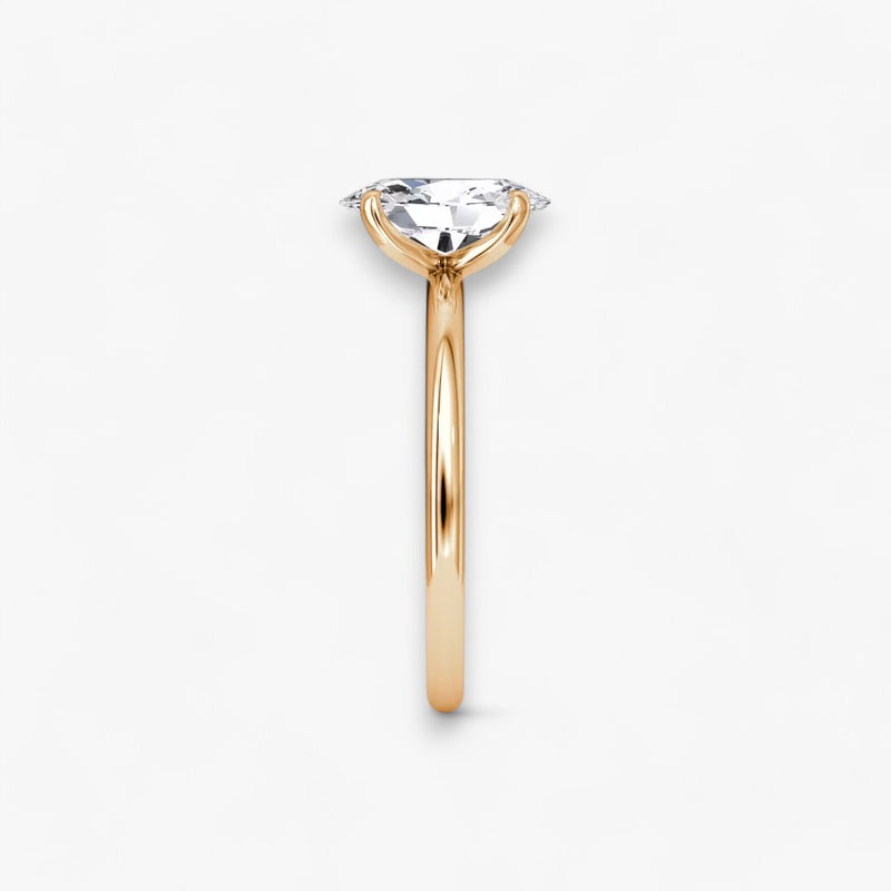 VITRA (Oval Rose Gold without Pave LABGROWN)
