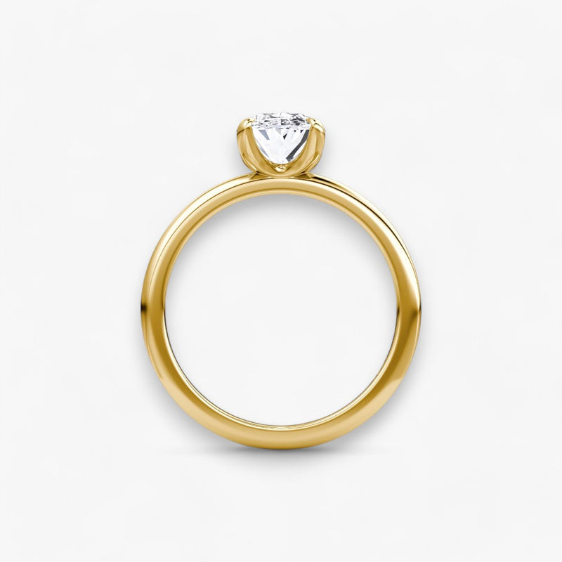 VITRA (Oval Yellow Gold without Pave LABGROWN)