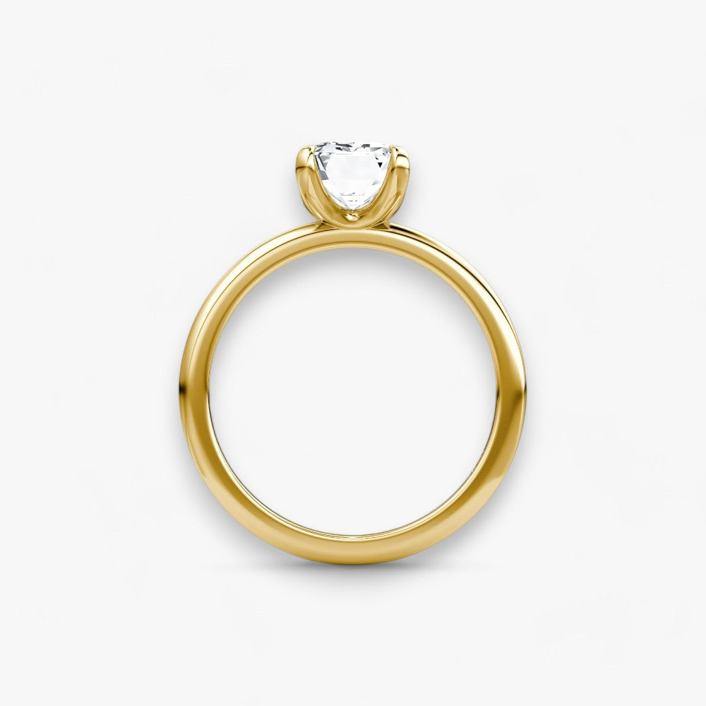 VITRA (Emerald natürlicher Diamant Gelbgold ohne Pave)