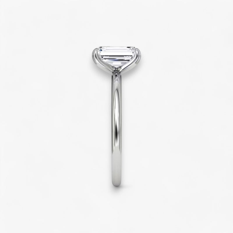 VITRA (Emerald White Gold without Pave LABGROWN)