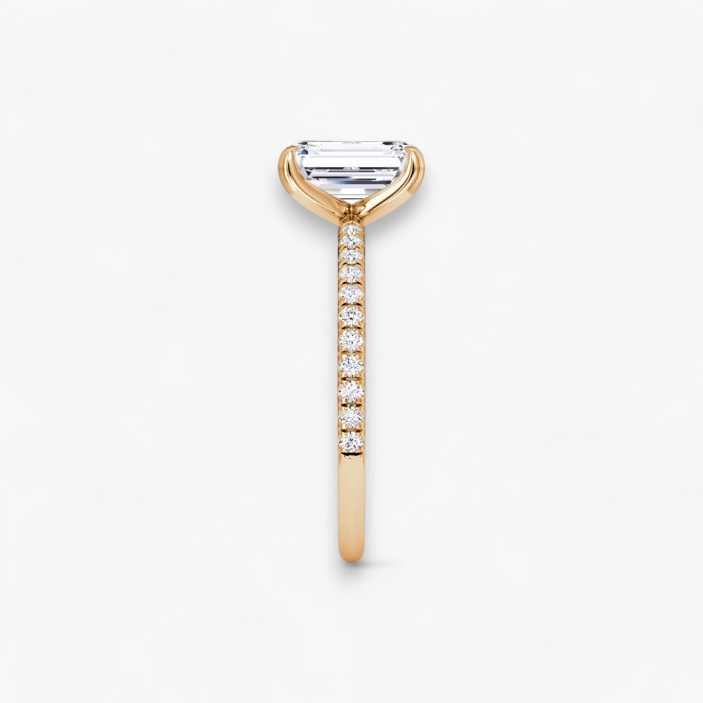 VITRA (Emerald Rosegold mit Pave LABGROWN)