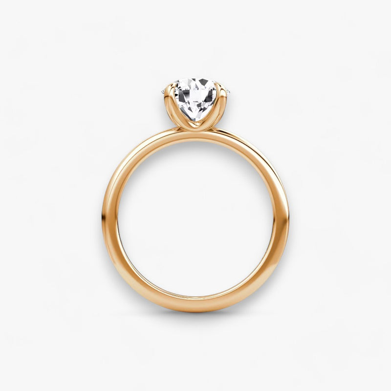VITRA (Round Rose Gold without Pave LABGROWN)