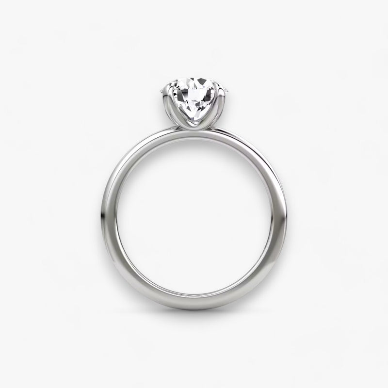 VITRA (Round White Gold without Pave LABGROWN)