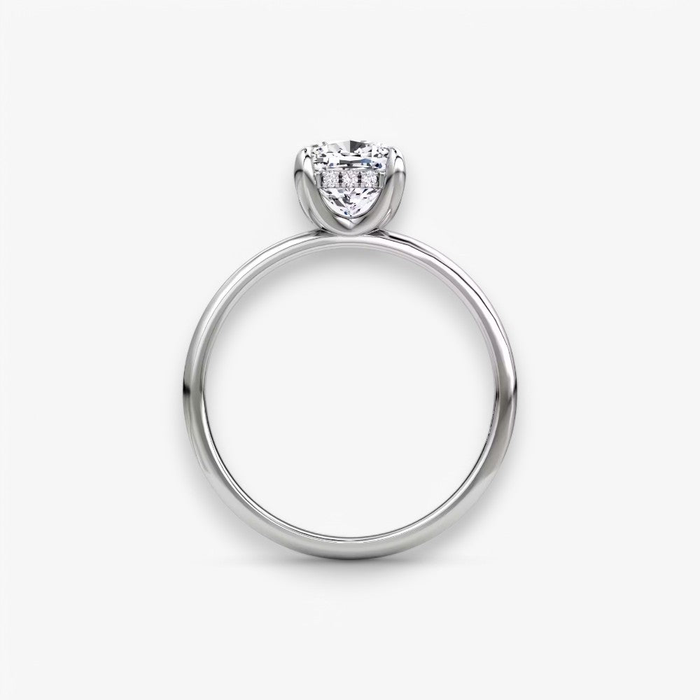 AMOUR (Cushion Weissgold ohne Pave LABGROWN)