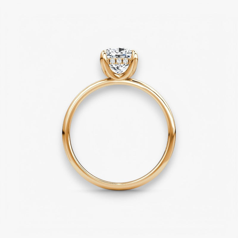AMOUR (Cushion Rosegold without Pave LABGROWN)