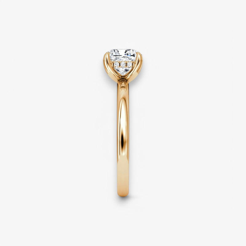 AMOUR (Cushion Rosegold without Pave LABGROWN)